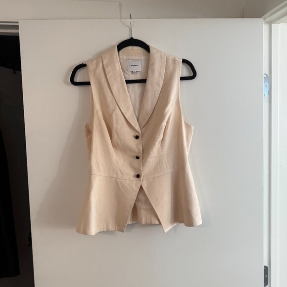 Reformation Oakley Vest, color sugar Size 8 1324 - Picture 6 of 10